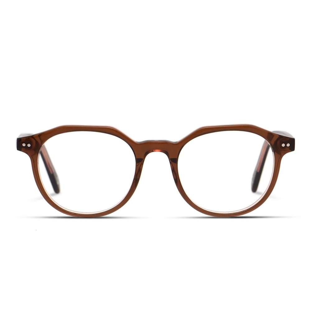 MUSE 35-001339 BROWN CLEAR EYEGLASSES SUNGLASSES FRAMES 49-19-145